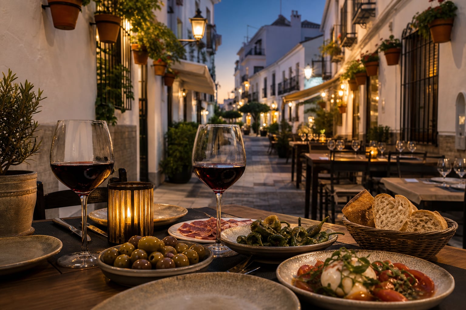 Calle Caridad at Dusk: Estepona's Food Scene and the Wines Growing Above the Costa del Sol